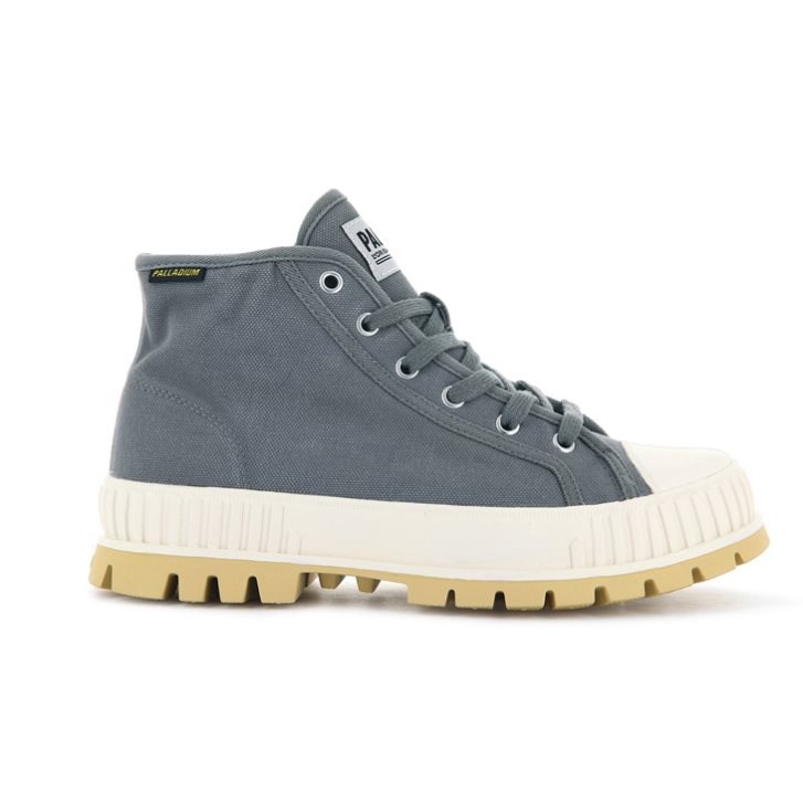 Palladium Pallashock Mid OG High Tops Sneakers Dames Blauw | NL 38YWTPR